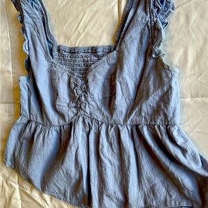 blue jean top
